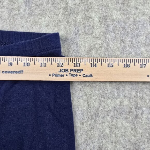 Cat & Jack Girls Navy Blue Leggings L 10/12 Cotton Blend - Picture 5 of 5